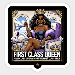 FirstClassQueen Sticker